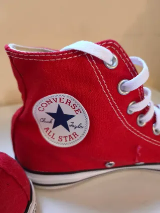 Converse Rojas Mujer Talla 38