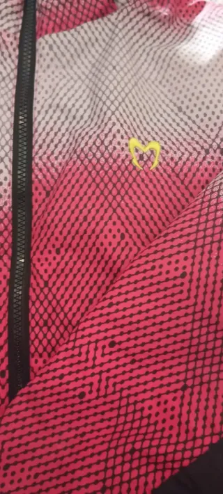 Plumón John Smith Negro y Rosa    Talla S mujer