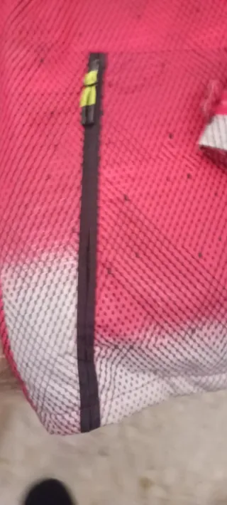 Plumón John Smith Negro y Rosa    Talla S mujer