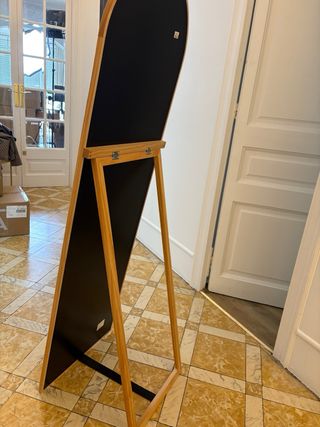 Espejo de pie madera y cristal