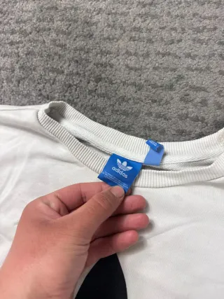 ¡¡OFERTA!! Talla S Sudadera Adidas Blanca