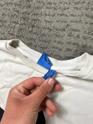 ¡¡OFERTA!! Talla S Sudadera Adidas Blanca