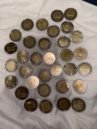 Colección 2 euros monedas