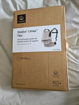 Mochila Portabebés Stokke Limas Flex Floral Beige