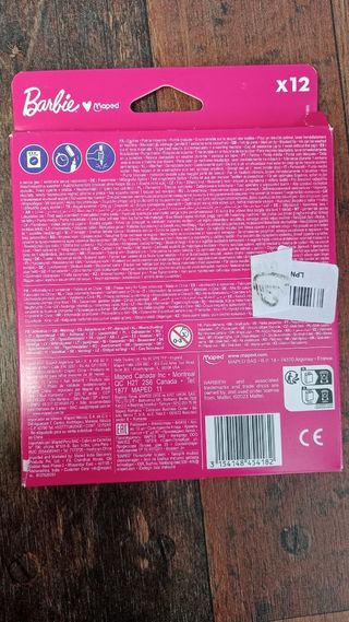 Rotuladores Maped Barbie 12 Colores