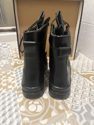 Botas de trabajo cuero sintético talla 46