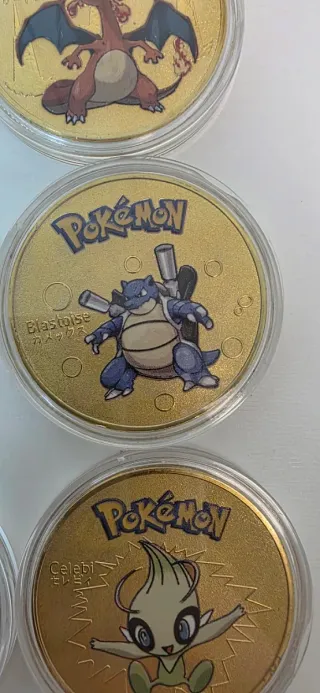 Monedas metálicas Pokémon