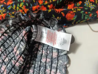 Top donna floreale manica lunga