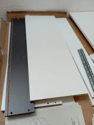 Habitdesign Mesa Estudio 1 Cajón Blanca/Gris