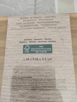 Cubertero Bambú XXL 5five