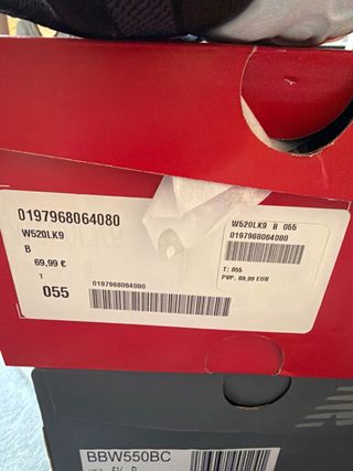 New Balance 520 Zapatillas Deportivas Negro/Rosa