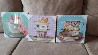 Cuadros Decorativos Tazas Vintage