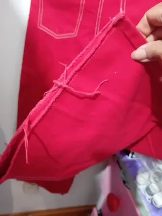 Pantalón vaquero ALCOTT rojo