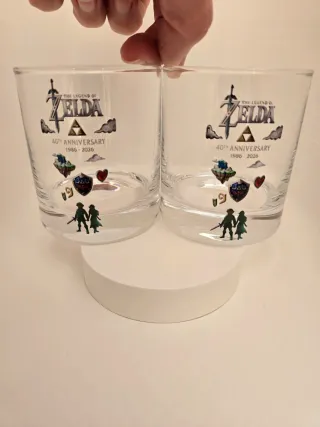 Vasos The Legend of Zelda 40 Aniversario