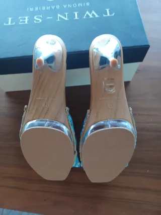 Sandalias Fluxa Azul y Blanco