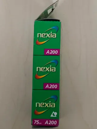 Fujifilm Nexia A200 3x25 Exp. Film Stock antiguo.