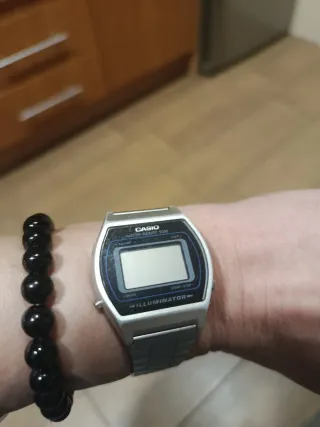 Reloj Casio Plata y Negro