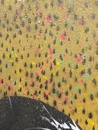 Cuadro Graffiti y Acrílico en lienzo