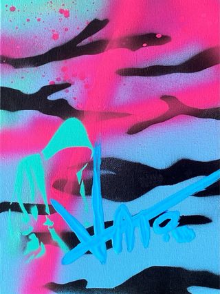 Cuadro Graffiti y Acrílico en lienzo