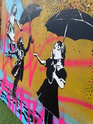 Cuadro Graffiti y Acrílico en lienzo