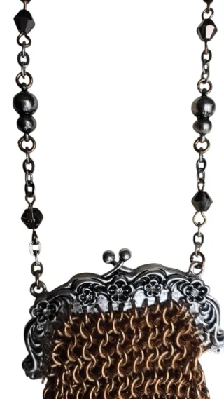 Collar mini monedero viral