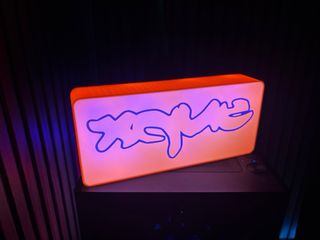 Caja de luz Xque naranja