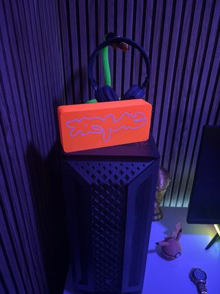 Caja de luz Xque naranja