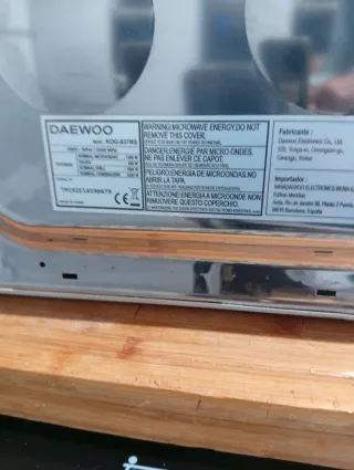 Microondas Daewoo con Grill