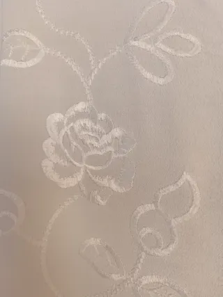 Blusa blanca bordada talla XXXL