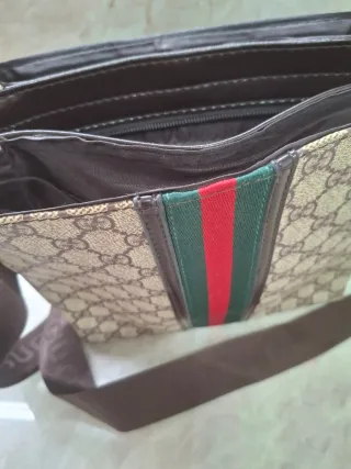 Borsa Gucci Marrone e Beige