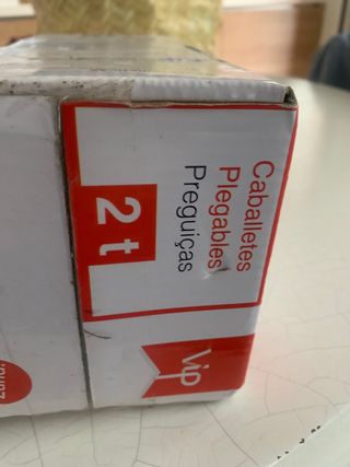 2 Caballetes Plegables 2 Toneladas