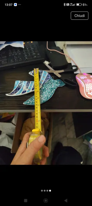 Rondine ceramica vietrese fatta a mano