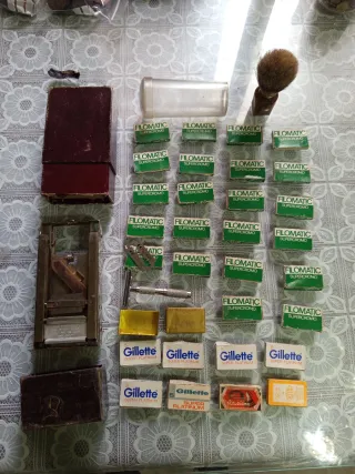 Cuchillas de afeitar antiguas Filomatic y Gillette