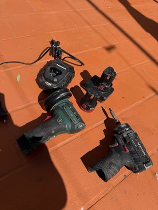 PARKSIDE 12v Taladro y Amoladora