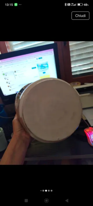 Vaso ceramica vietrese fatto a mano