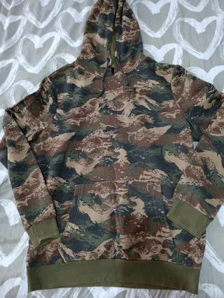 Sudadera Camuflaje Marrón y Verde