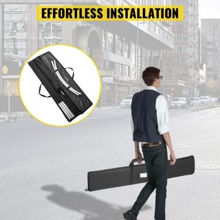 Polo de Bandera Publicitaria, 30 x Paquetes de Bandera de Pluma con Punta de Tierra, Conjuntos de Polo de Bandera Sin Viento de 16 pies con Estaca de Montaje en Tierra, Kit de Polo de Bandera Swoo...