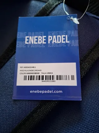 Mochila Pádel Enebe Dreams. Sin estrenar