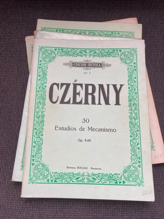Lote 6 Partituras Piano Clásico