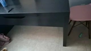 Mesa de escritório negra