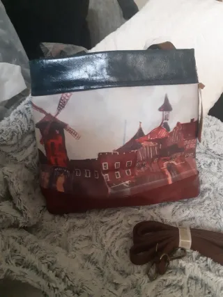 Bolso polipiel dibujo Amelie