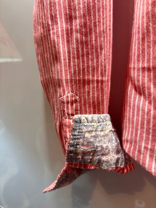 Camisa Sfera Rayas Rojas