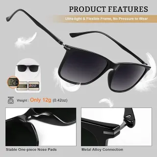 Gafas de Sol Polarizadas Clásicas Ultraligeras