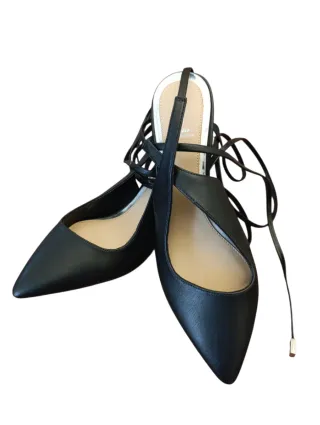 Scarpe schiava tacco nero tg 37