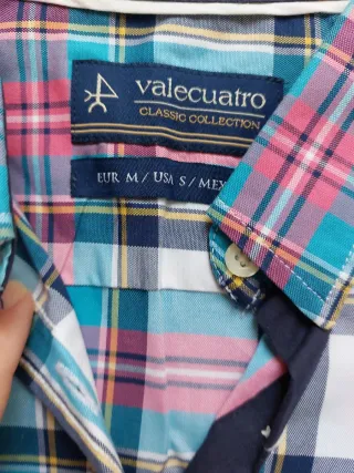 Camisa Valecuatro mujer cuadros. Talla M