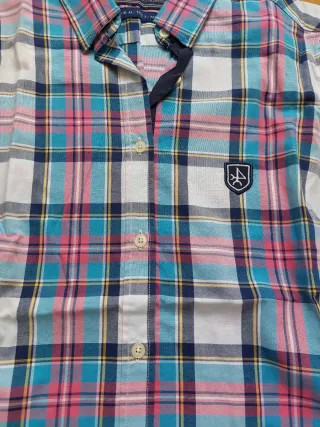 Camisa Valecuatro mujer cuadros. Talla M