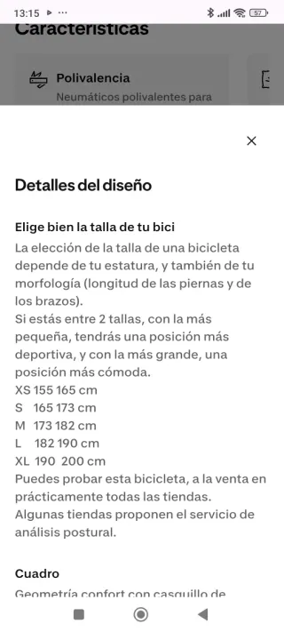 Bicicleta de carretera aluminio Triban RC 100