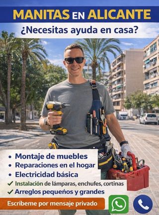 Manitas profesional en Alicante + Montaje