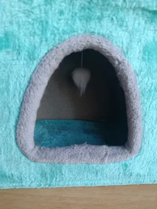 Casa gatto con tiragraffi