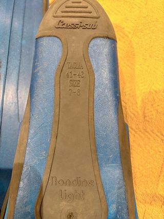 Aletas Cressi Buceo/Snorkel, modelo rondine light